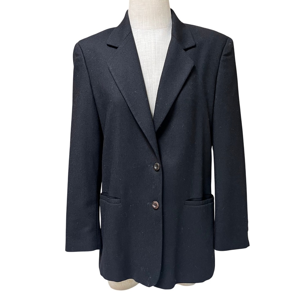 Made In Italy‎ 100% WOOL UNITED COLORS OF BENETTON Women's Blazer Jacket Sz 40
